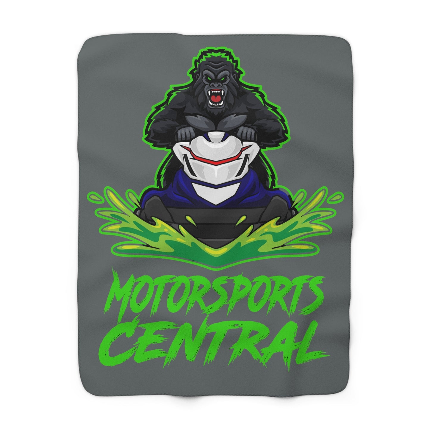 Motorsports Central Sherpa Fleece Blanket