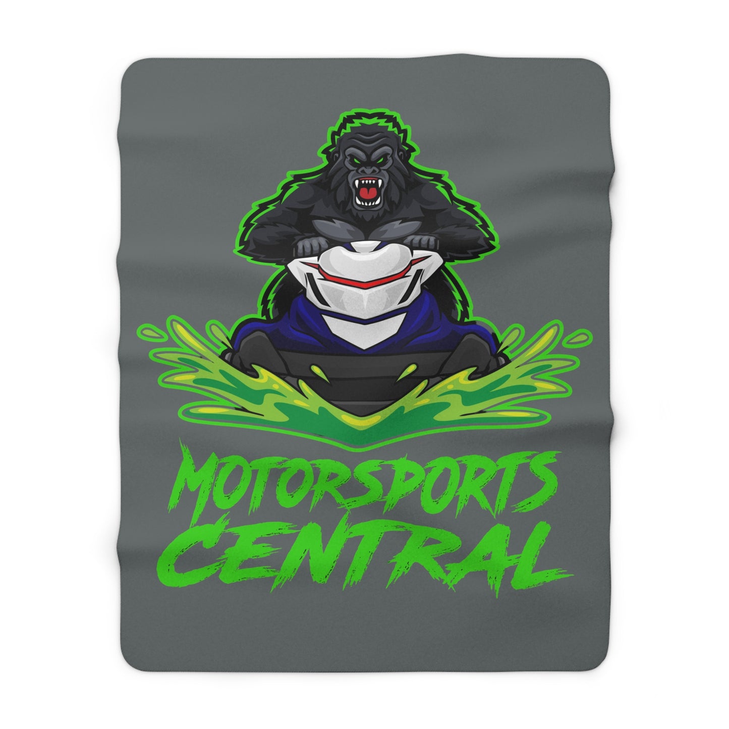 Motorsports Central Sherpa Fleece Blanket